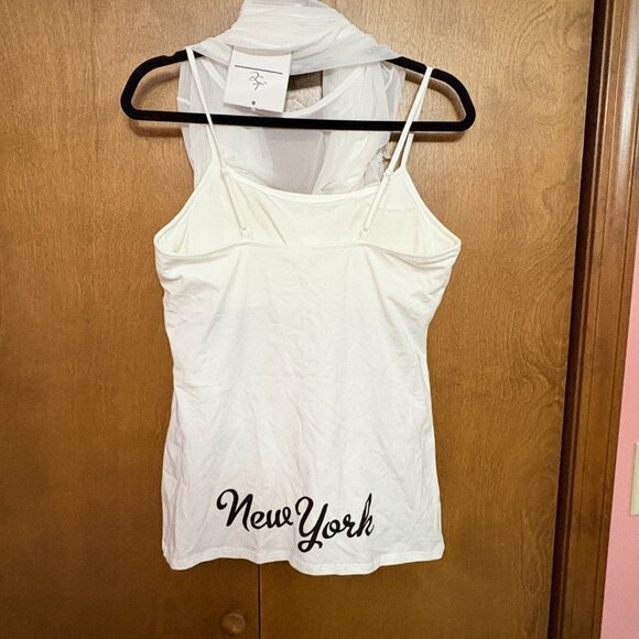 NFL New York Jets "Double Team" Cami Top W/ Mesh Overlay - Size: Medium - NWT - Picture 5 of 16